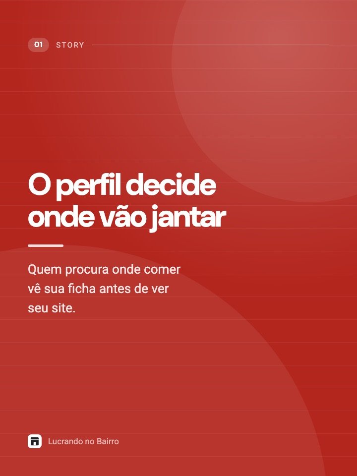 Story: Perfil da Empresa no Google para restaurante: o guia completo